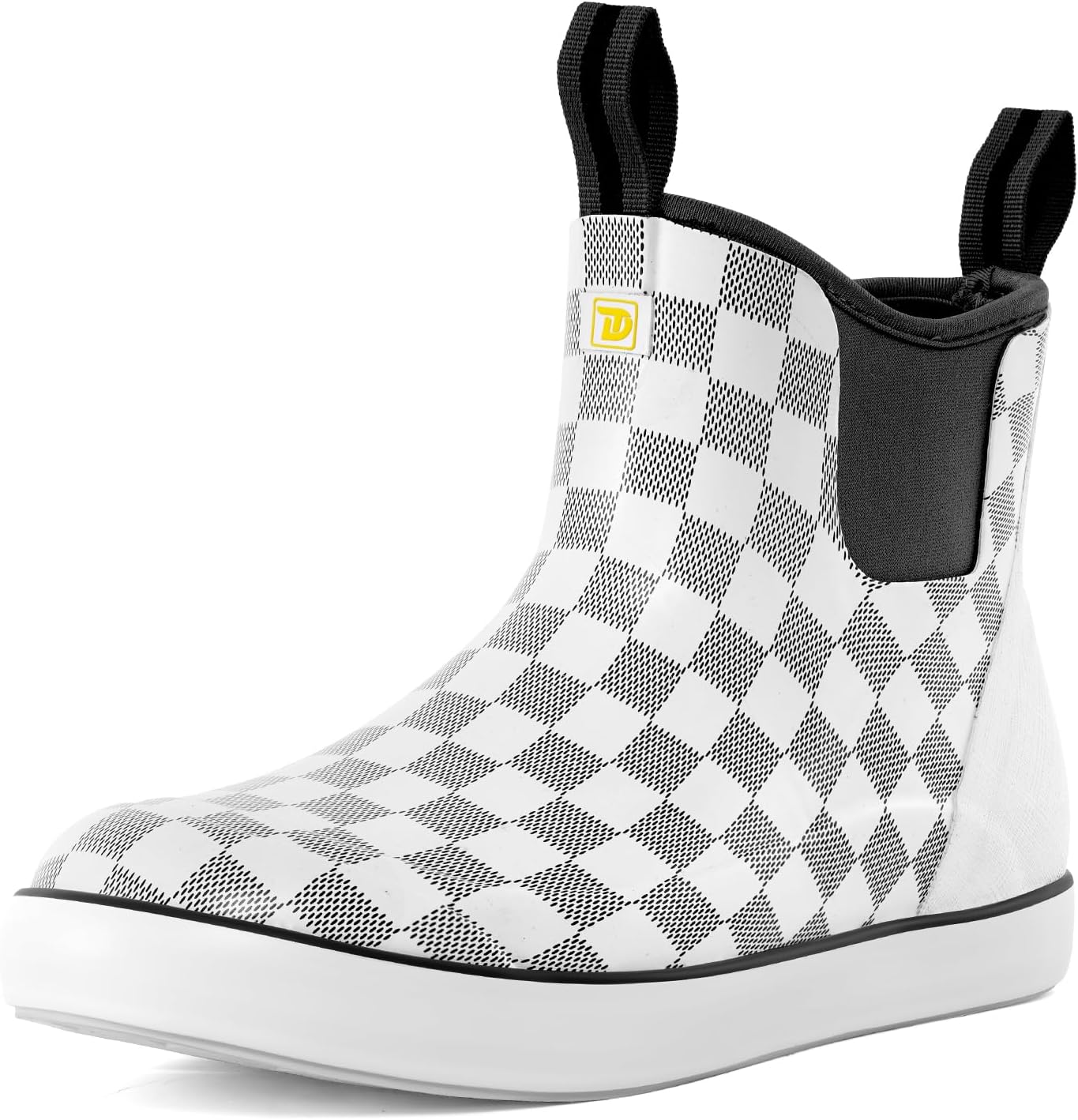 

Мужские водонепроницаемые утепленные ботинки Trudave, надежные резиновые ботинки до щиколотки с противоскользящей подошвой для рыбалки и лодочных прогулок, размеры 6-14, белый