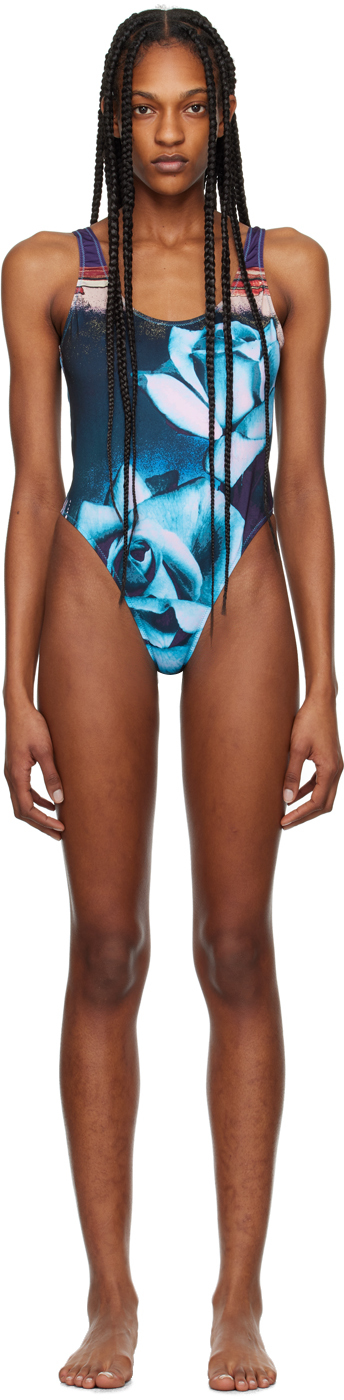 

Синий купальник «The Roses» Jean Paul Gaultier