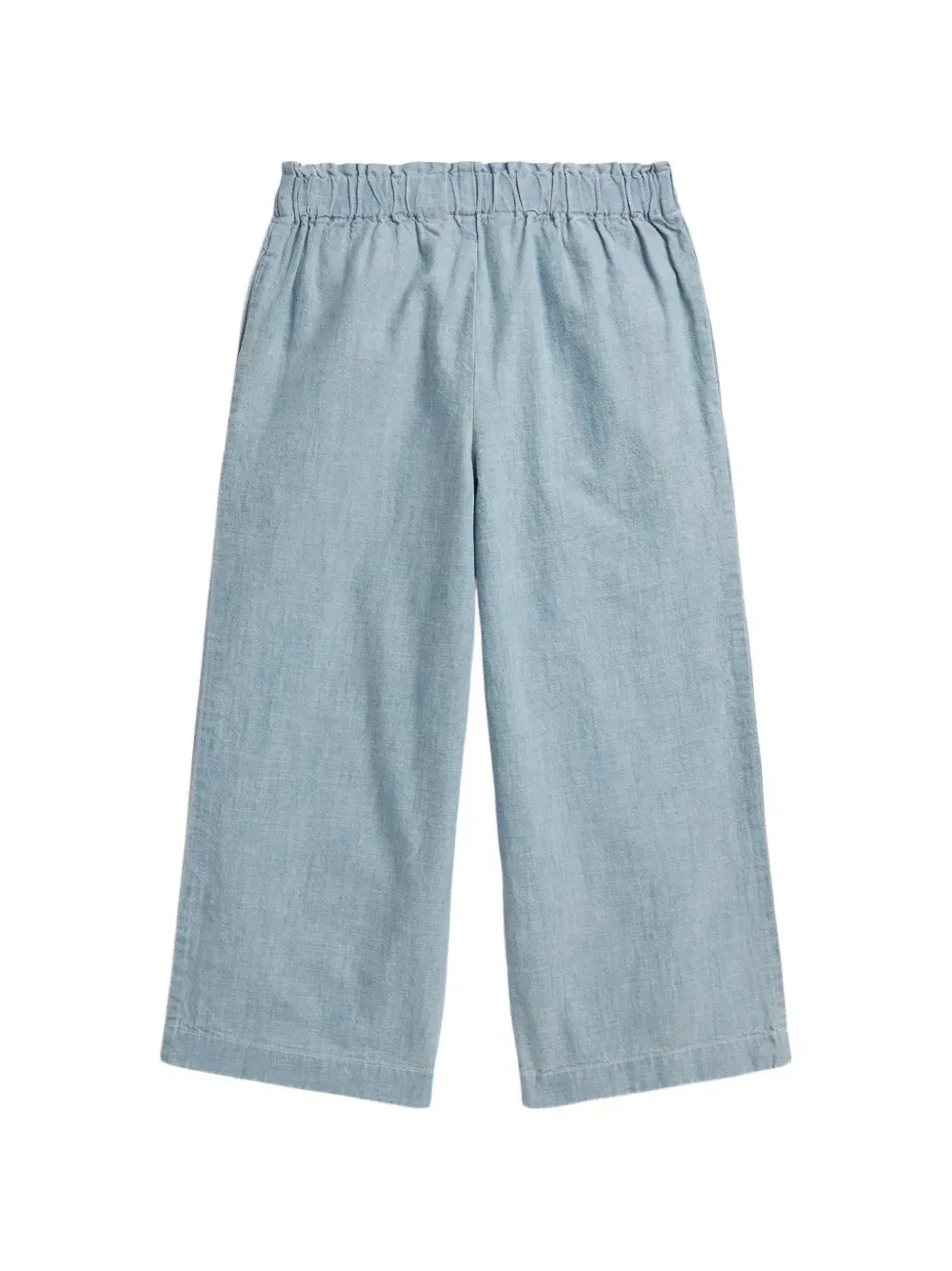 Комплект из топа и широких брюк с вышивкой Pony Polo Ralph Lauren Kids, синий — фото 2