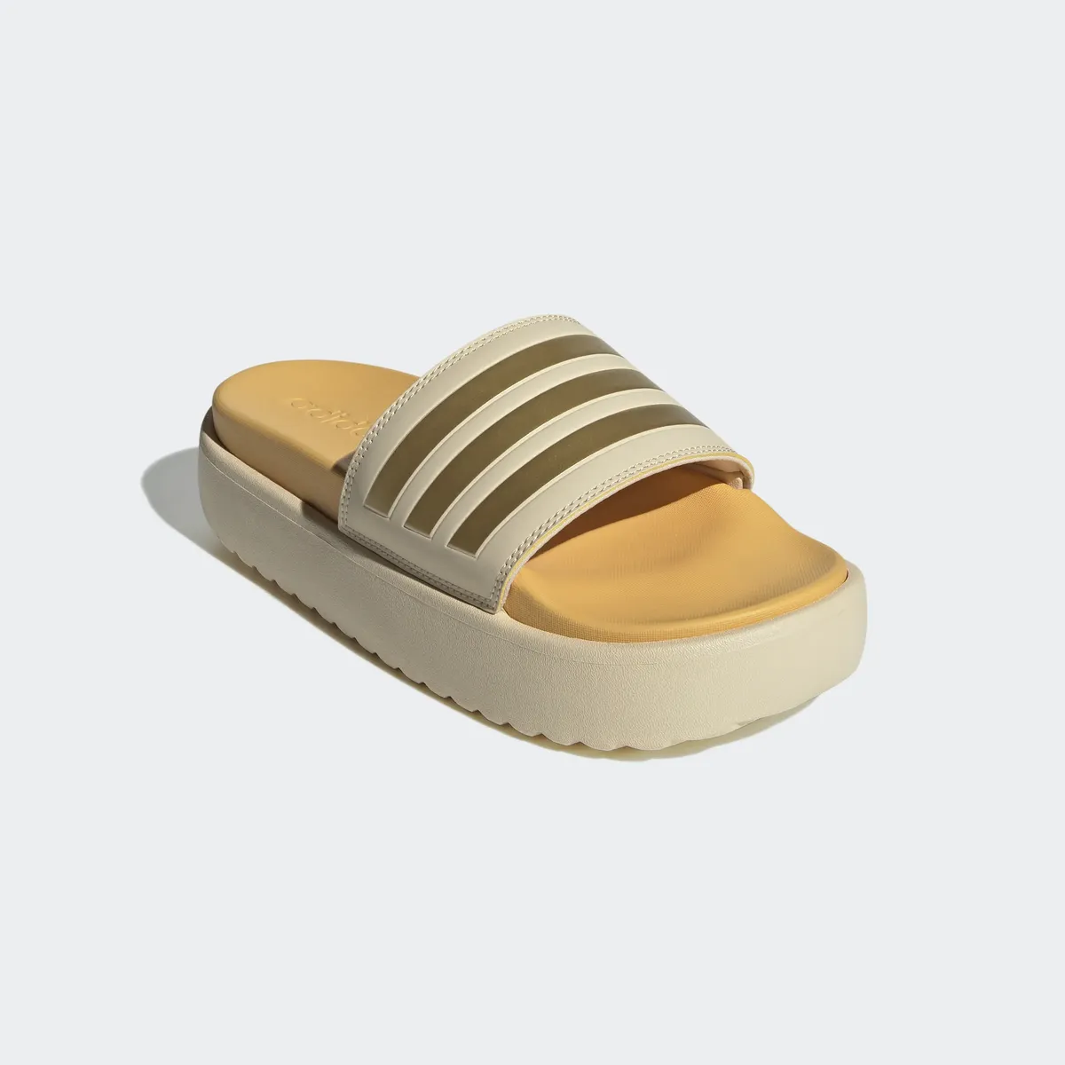 

Adidas Спортивные купальные сандалии "PLATFORM ADILETTE" Adidas Sportswear, цвет Crystal Sand / Gold Metallic / Semi Spark