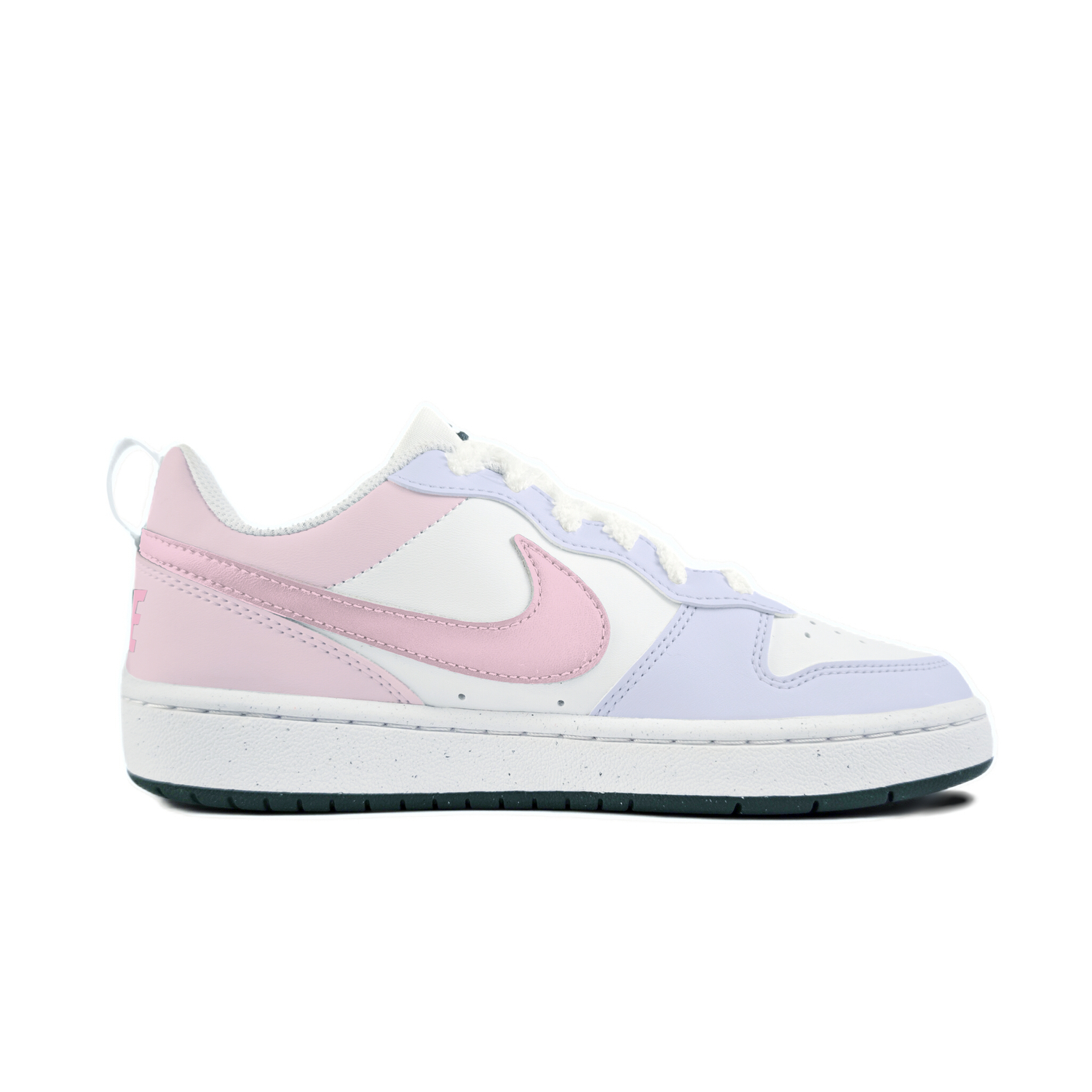 Nike Бордовые розовые противоскользящие износостойкие низкие детские скейтбординговые туфли white для подростков — фото 3