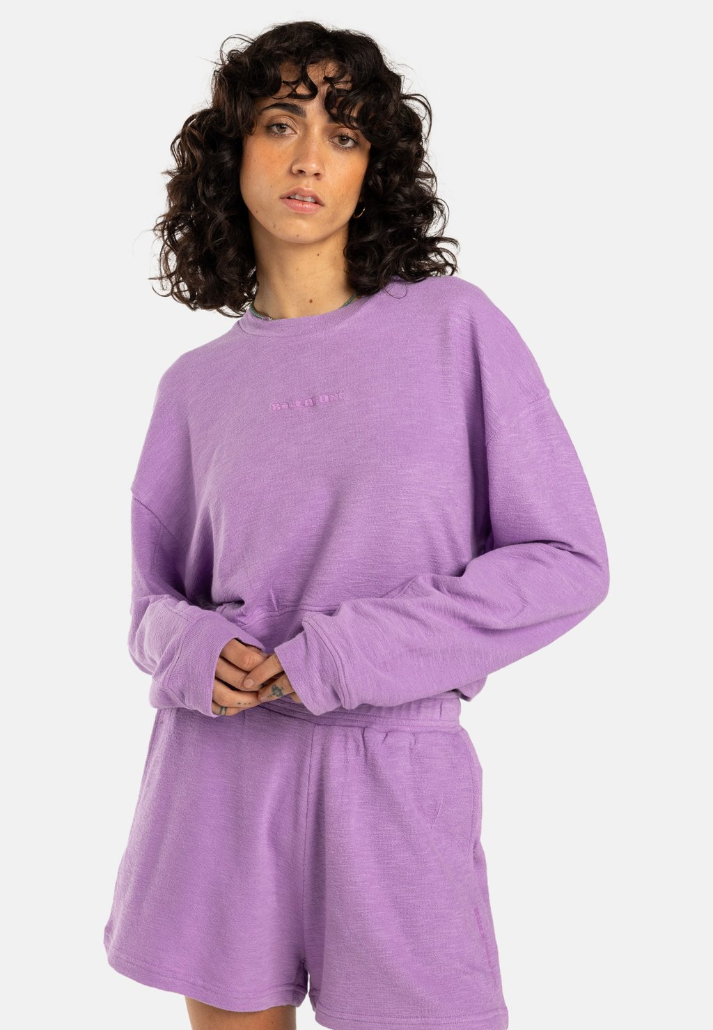 

Толстовка CROPPED Billabong, сиреневый