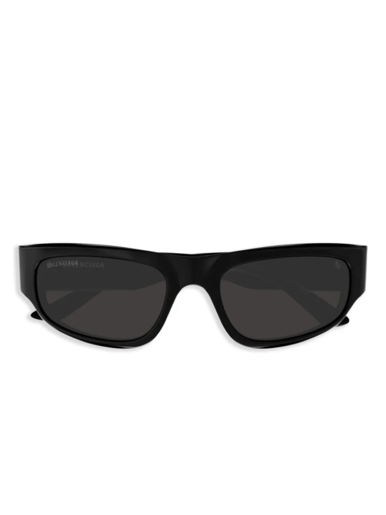 

Солнцезащитные очки в прямоугольной оправе Balenciaga Eyewear, черный