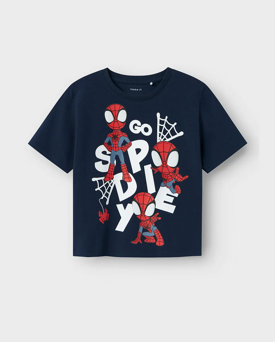 

Детская футболка Spidey name it, темно-синий