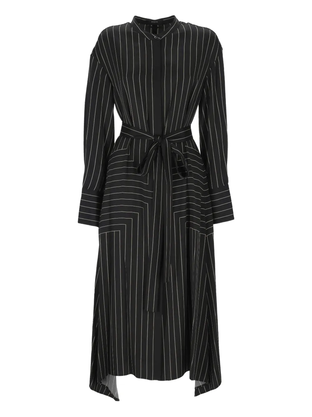

Платье миди Orlana в полоску с поясом JOSEPH, черный