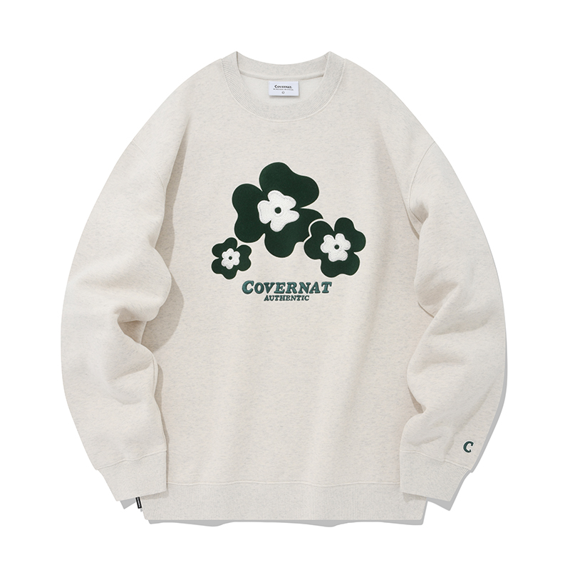 

Свитшот весна осень зима унисекс COVERNAT, Oat