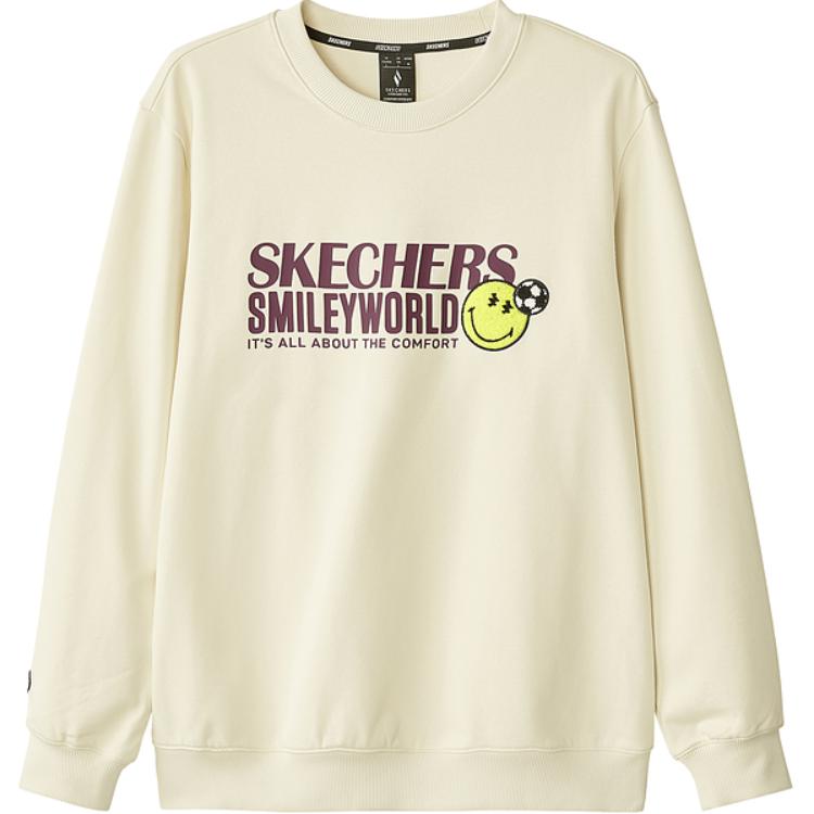 

Skechers Толстовка мужская из коллекции Sports Life, жемчужно-бежево-белая