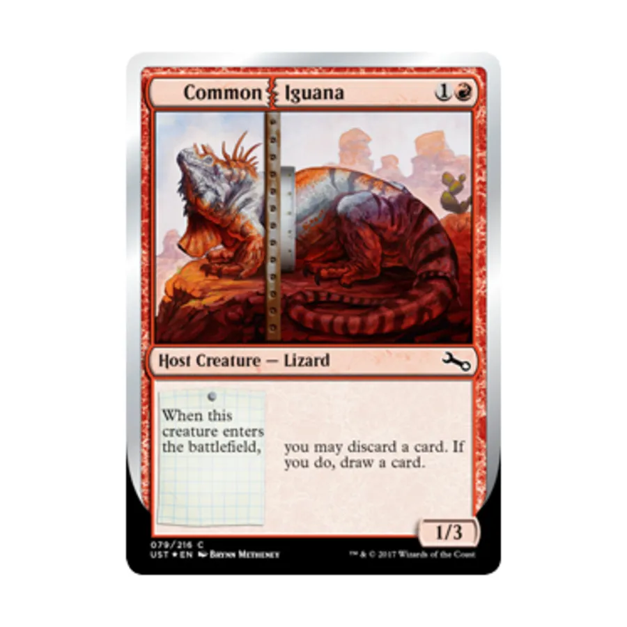

CCG Обыкновенная игуана (С), MTG - Unstable
