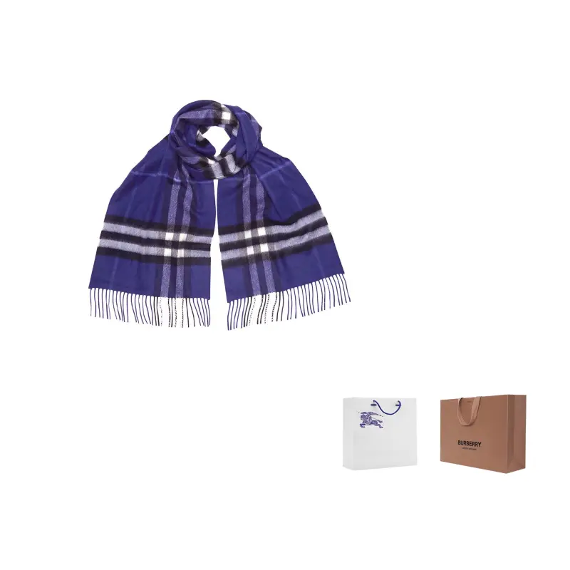 

Burberry Вязаный шарф мужской, Blue