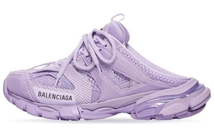 Шлепанцы Balenciaga Track 1.0 женские, лиловый