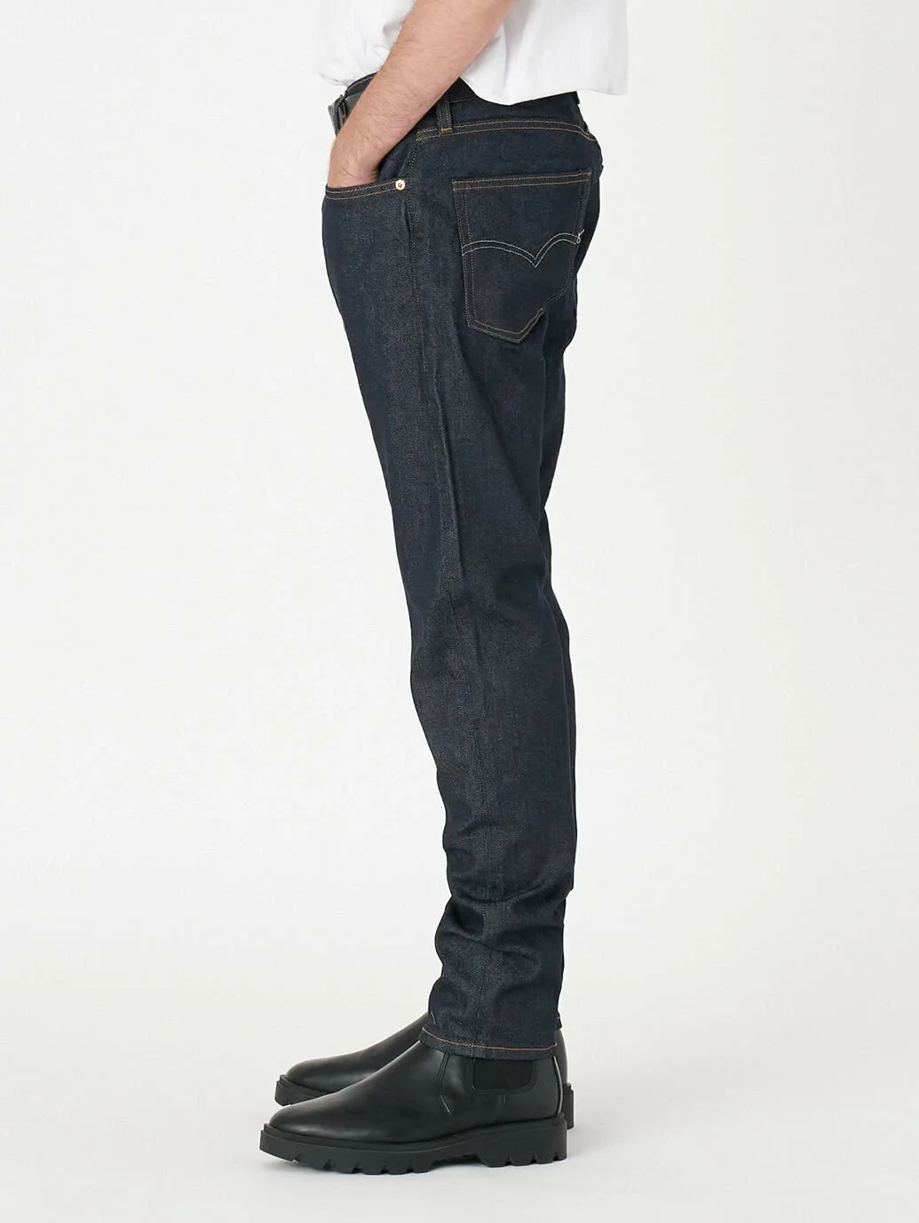 Джинсы BLUETAB 512 Slim Tapered, темно-синие, произведено в Японии Levi's, Dark Indigo - Flat Finish — фото 2