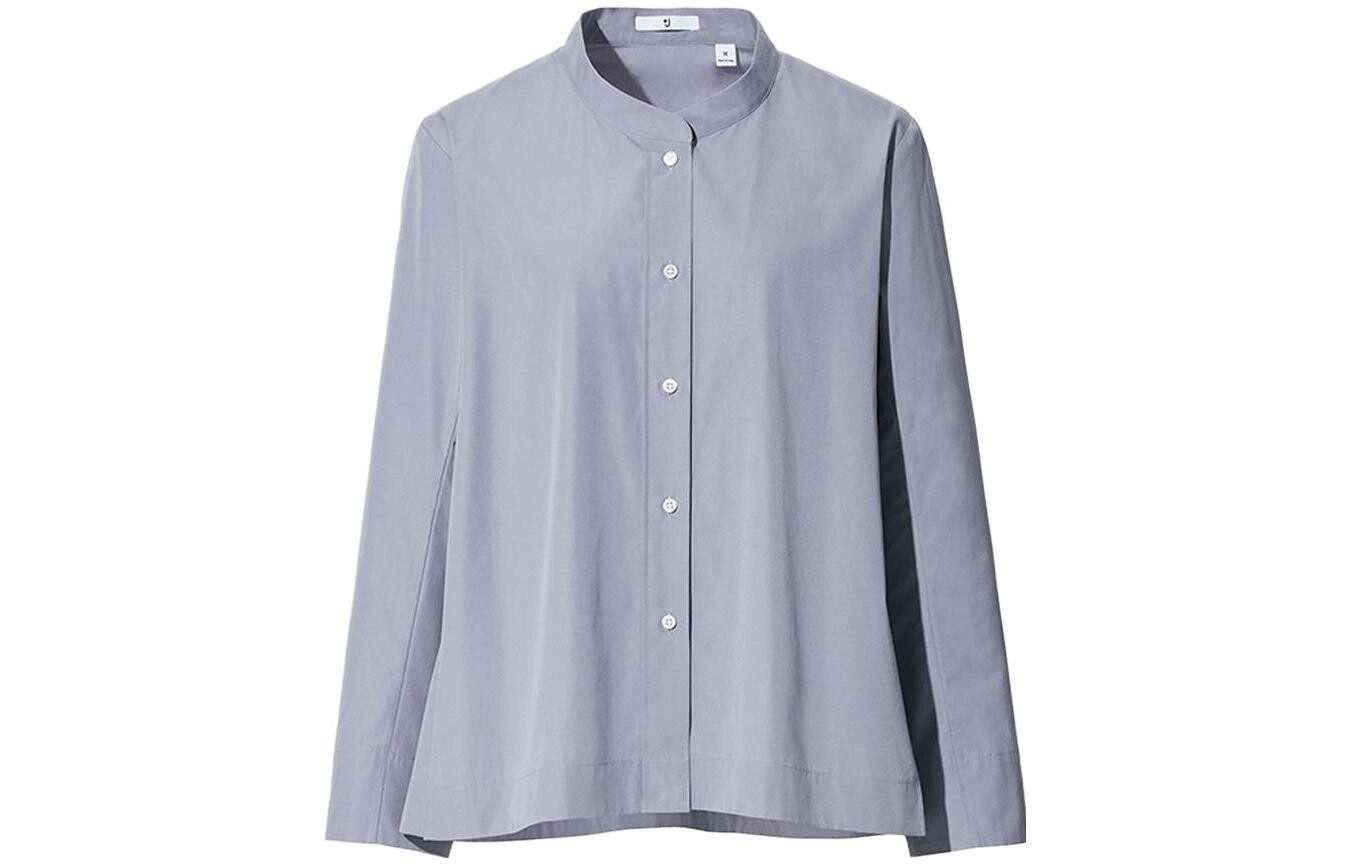 

Женская рубашка UNIQLO, серый
