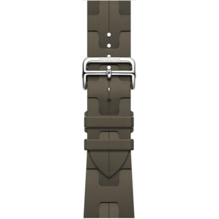 

HERMES Часы Strap Apple Compatibility Fluoroelastomer Material 41mm/45mm, Khaki