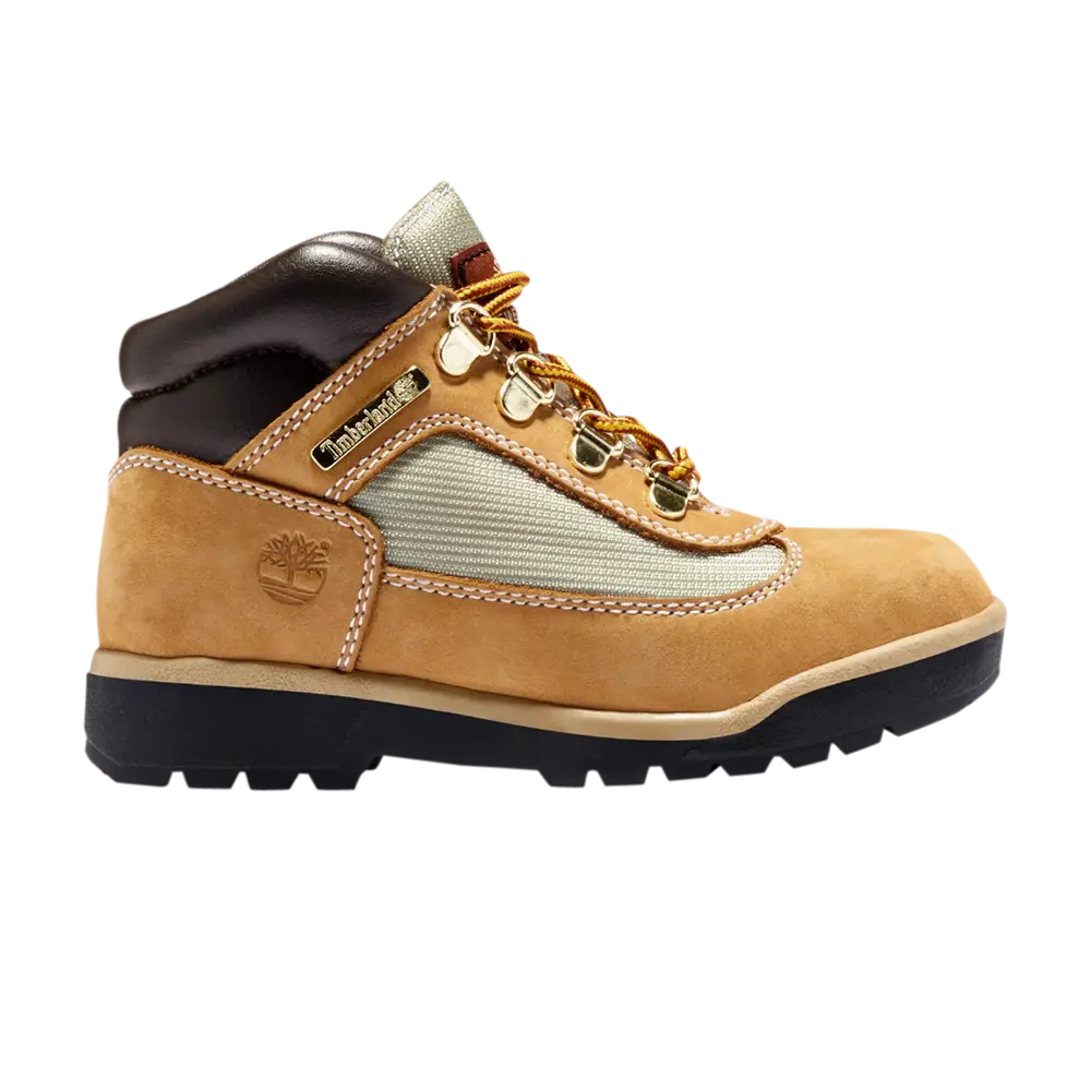 Ботинки детские Timberland Field, нубук, коричневый