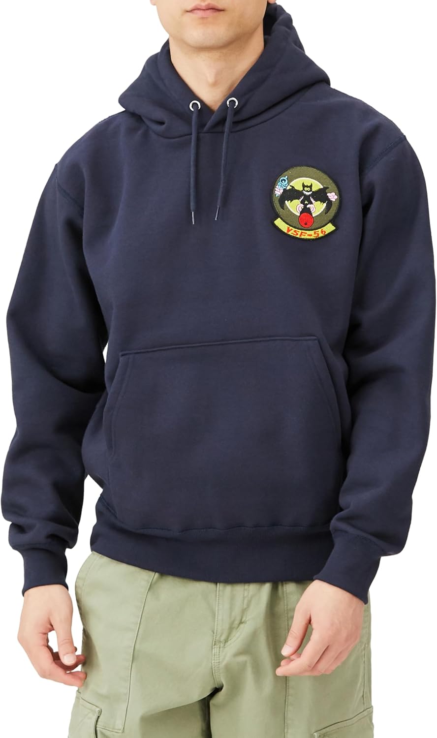 

Толстовка с капюшоном в стиле F, нашивка с гербом армии США, плотная ткань 12,4 унции, флисовая подкладка, темно-синий цвет F-Style