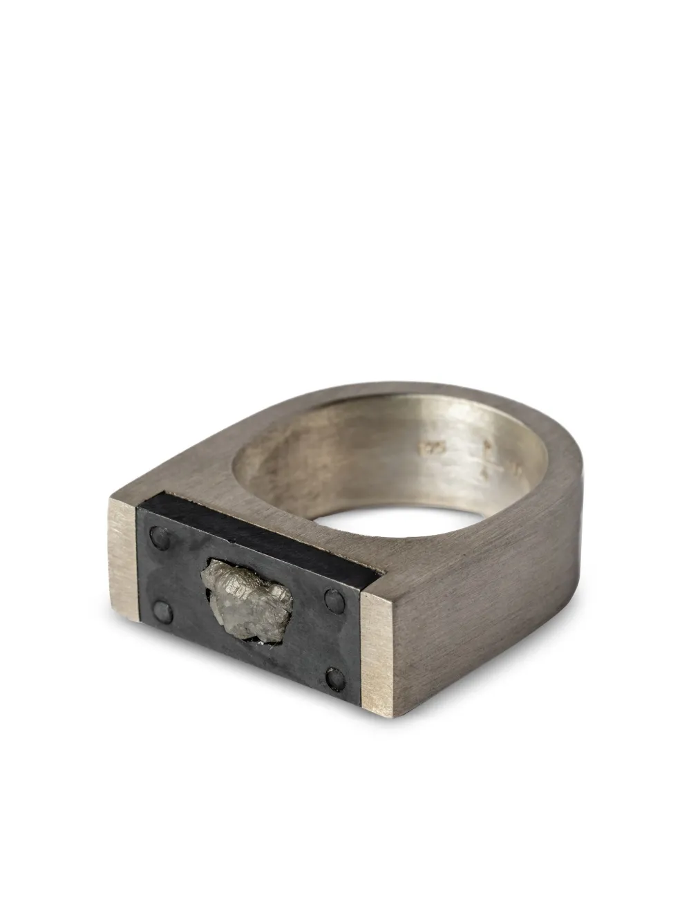 

Кольцо Plate с бриллиантом Parts Of Four, серебристый