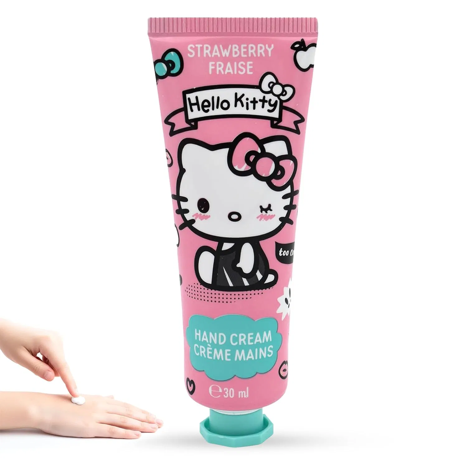 Крем для рук Hello Kitty с ароматом клубники Mevsim Store, Hello Kitty
