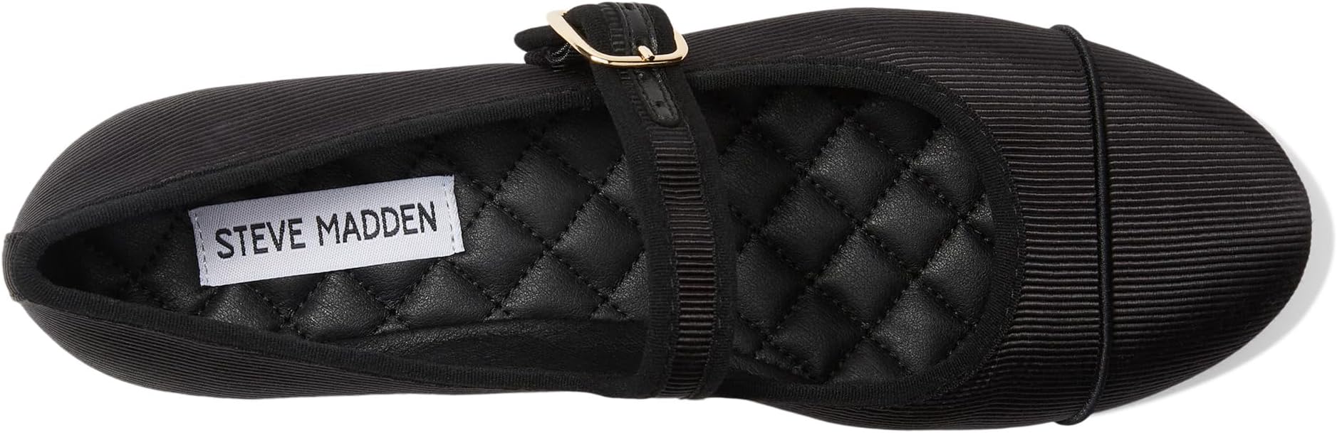 Балетки Steve Madden Dory, цвет Black Satin — фото 2