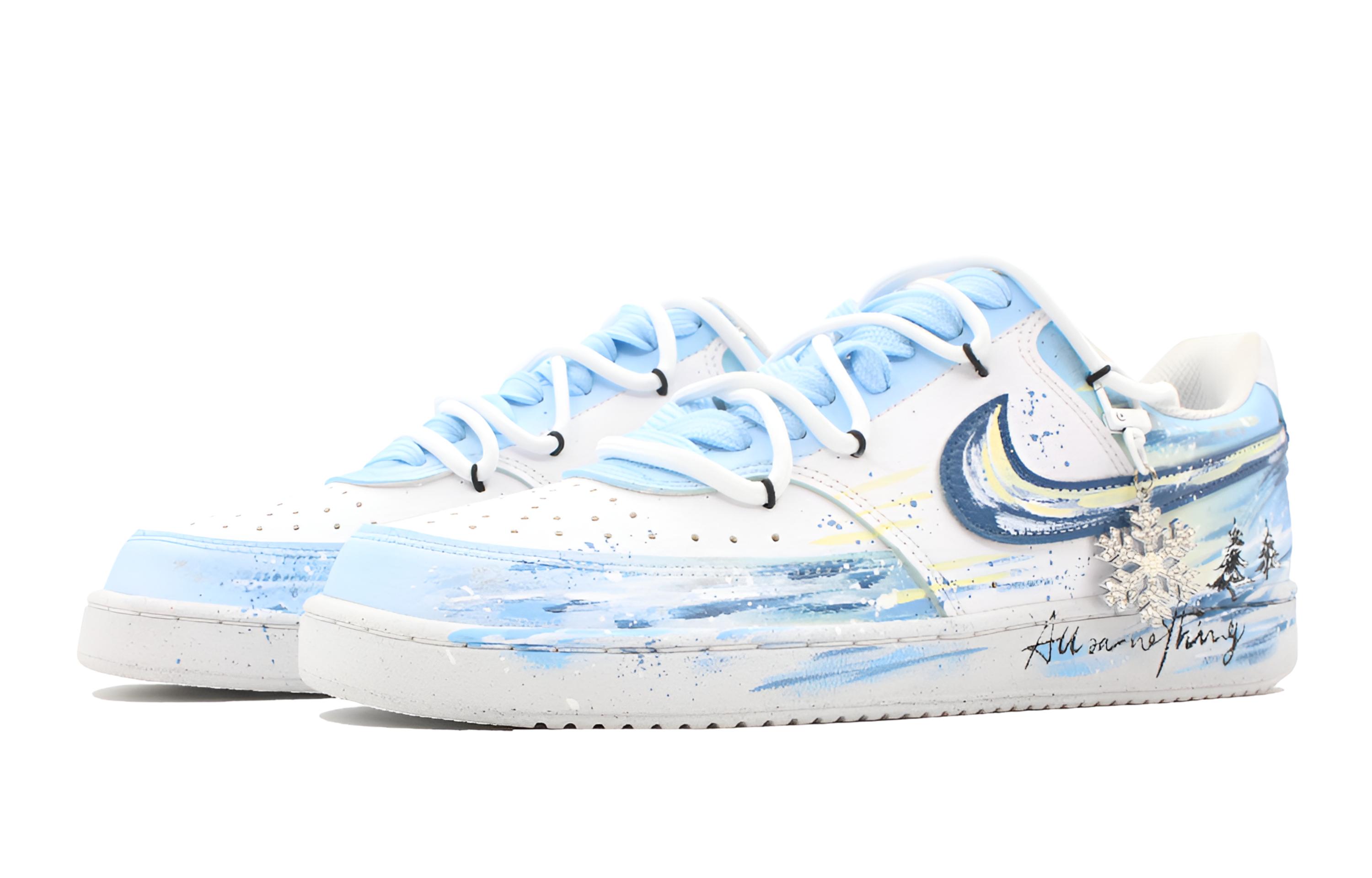 Nike Court Vision 1 Skateboard Shoes Unisex Low top Sky Blue — фото 4