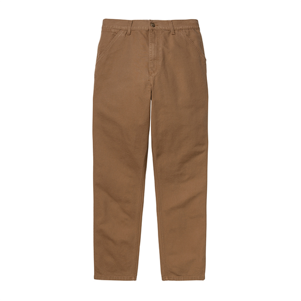 

Single Knee Dearborn Canvas 12oz Relaxed Straight Fit Pants Carhartt WIP, коричневый