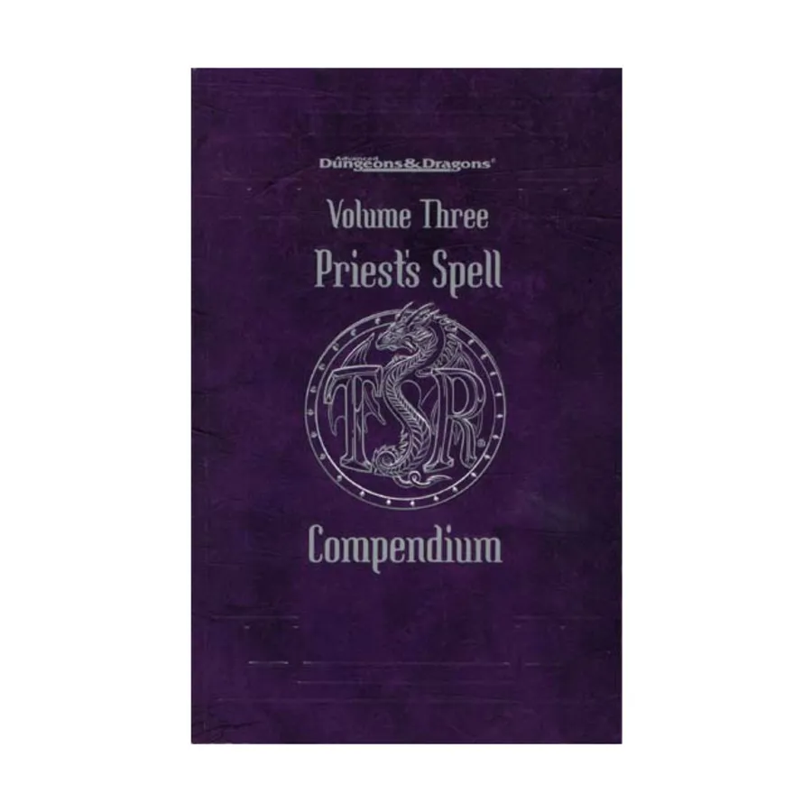 

Priest's Spell Compendium #3, Advanced Dungeons & Dragons (2nd Edition) - Player's Guides & Books, мягкая обложка