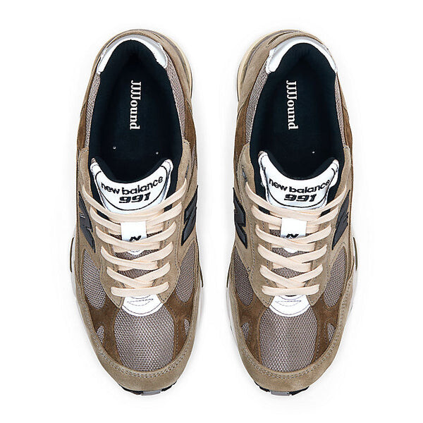 Кроссовки x jjjjound 991 сделано в Англии New Balance, серый — фото 3