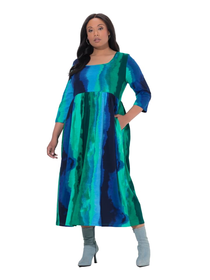 

Ulla Popken Платье темно-синего цвета