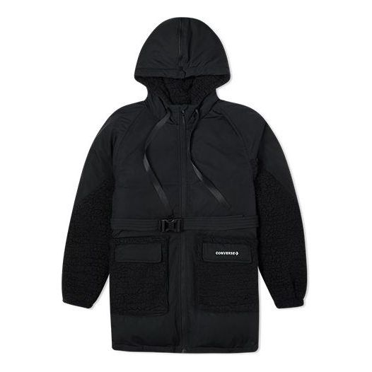 

Куртка down jacket 'black' Converse, черный