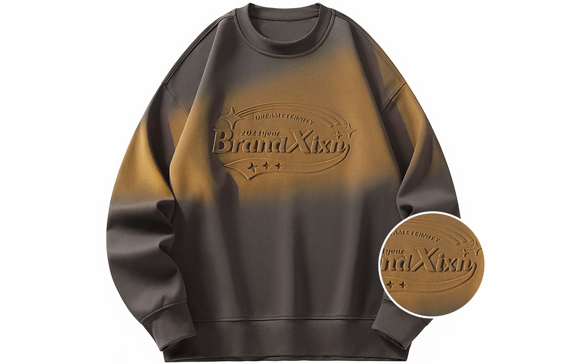 

Толстовка унисекс с круглым вырезом, средней плотности ткани, другие Xixn, темный umber