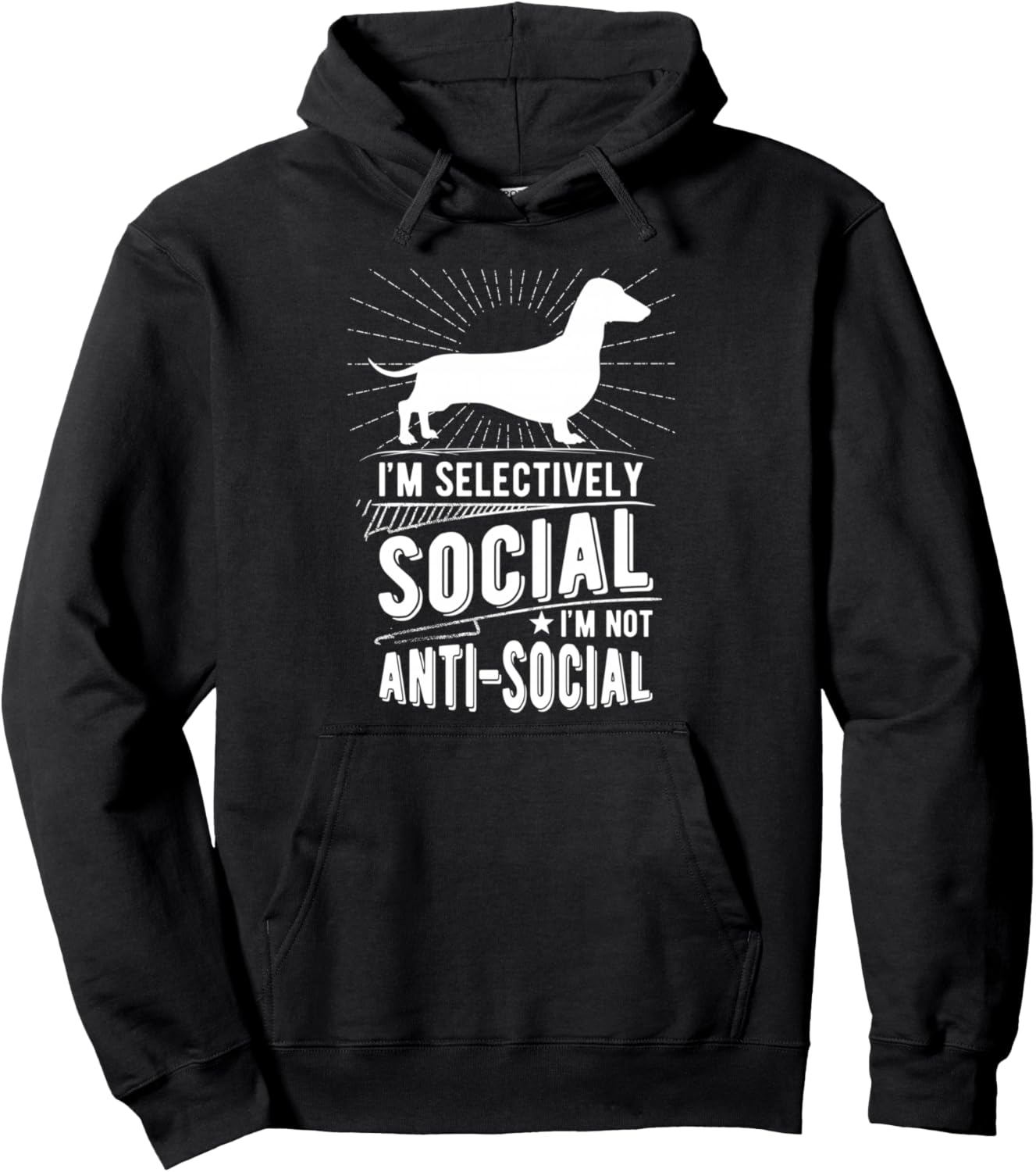 

Толстовка с изображением таксы T-Shirt For Men Women And Kids, черный