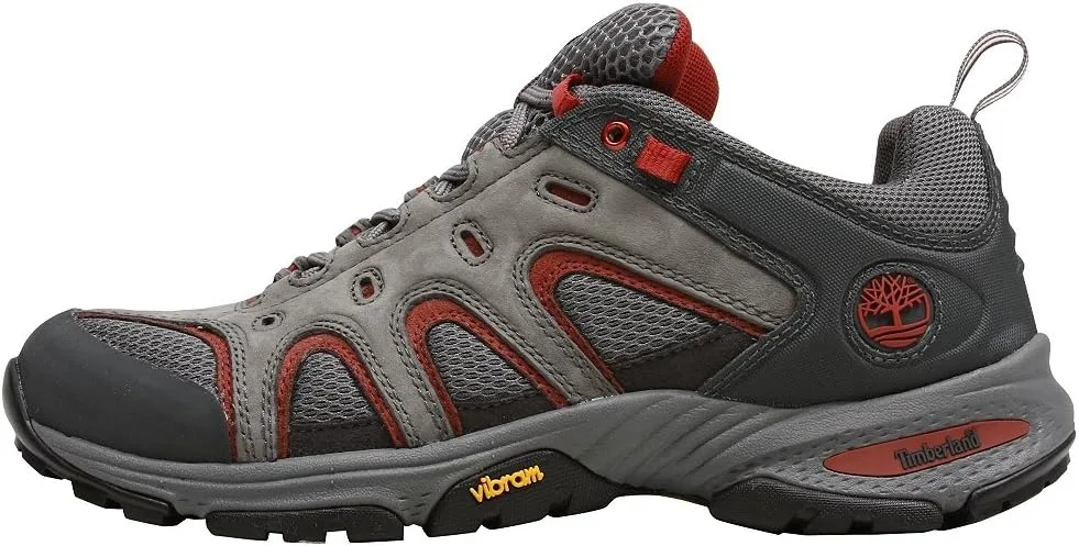 Низкие мужские кроссовки Timberland Ledge из кожи и ткани с сетчатым верхом Hyper Mesh, серый