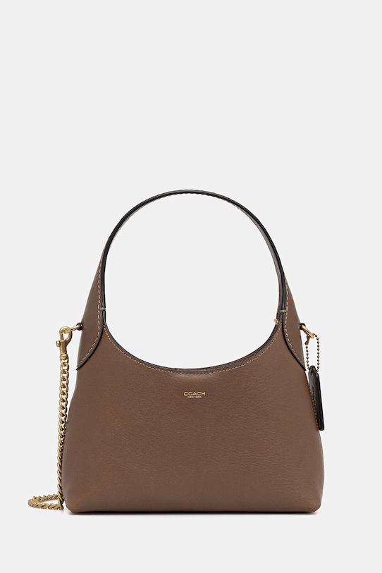 

Кожаная сумка Brooklyn 21 Coach, коричневый