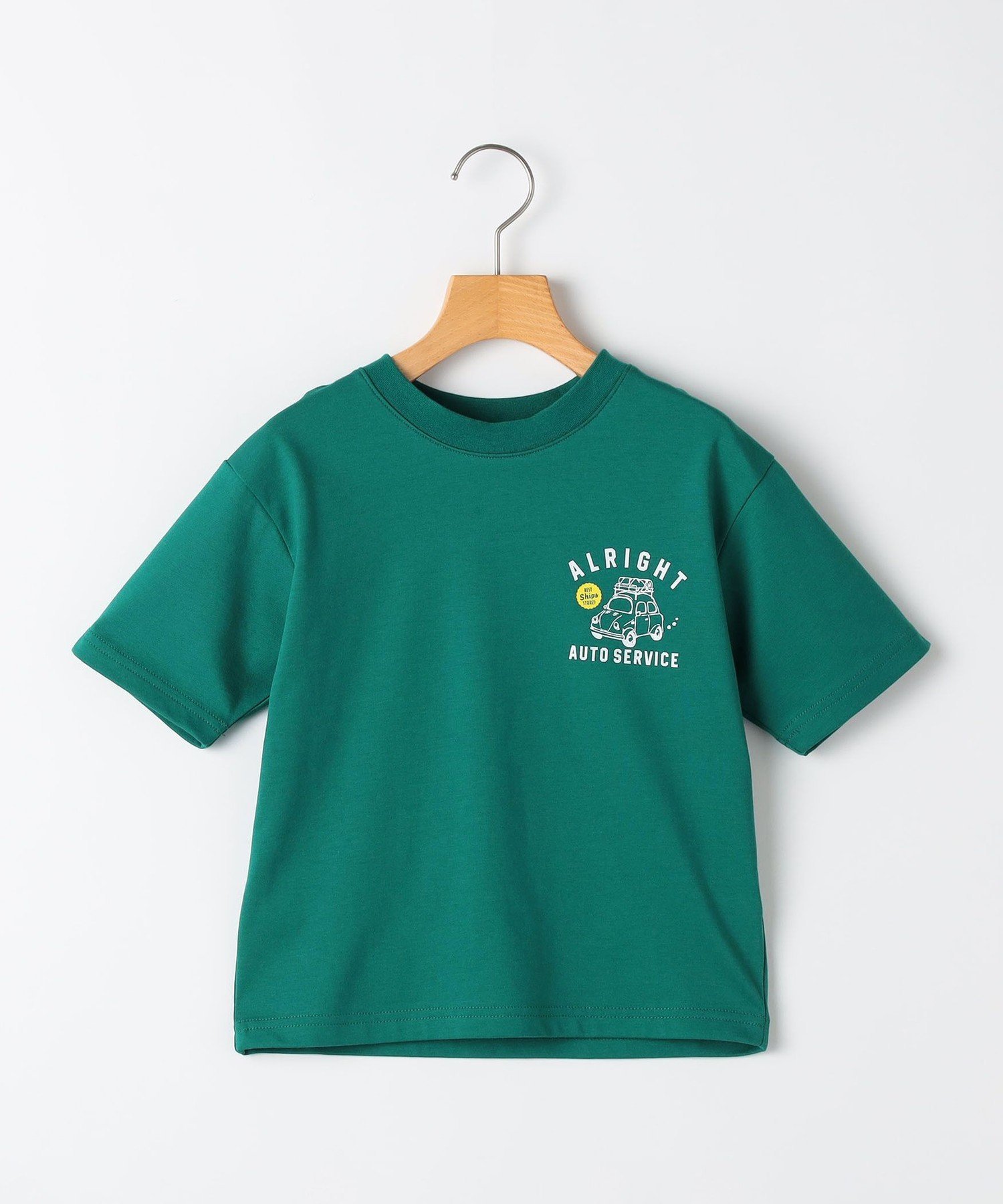 Детская футболка с коротким рукавом и принтом. Размер: 100~130 см SHIPS KIDS, Green