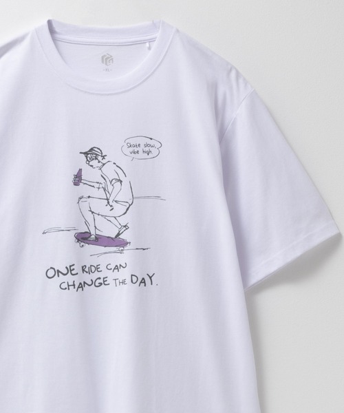 

Футболка с коротким рукавом, принт в стиле эмо и линейный рисунок Mac-House, кремовый