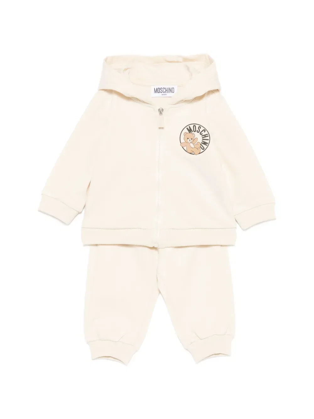 Спортивный костюм "плюшевый мишка" Moschino Kids, нейтральный