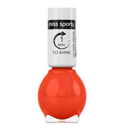 

Лак для ногтей Miss Sporty 1 Minute to Shine 124 7 мл Assorted, Оранжевый, Лак для ногтей Miss Sporty 1 Minute to Shine 124 7 мл Assorted
