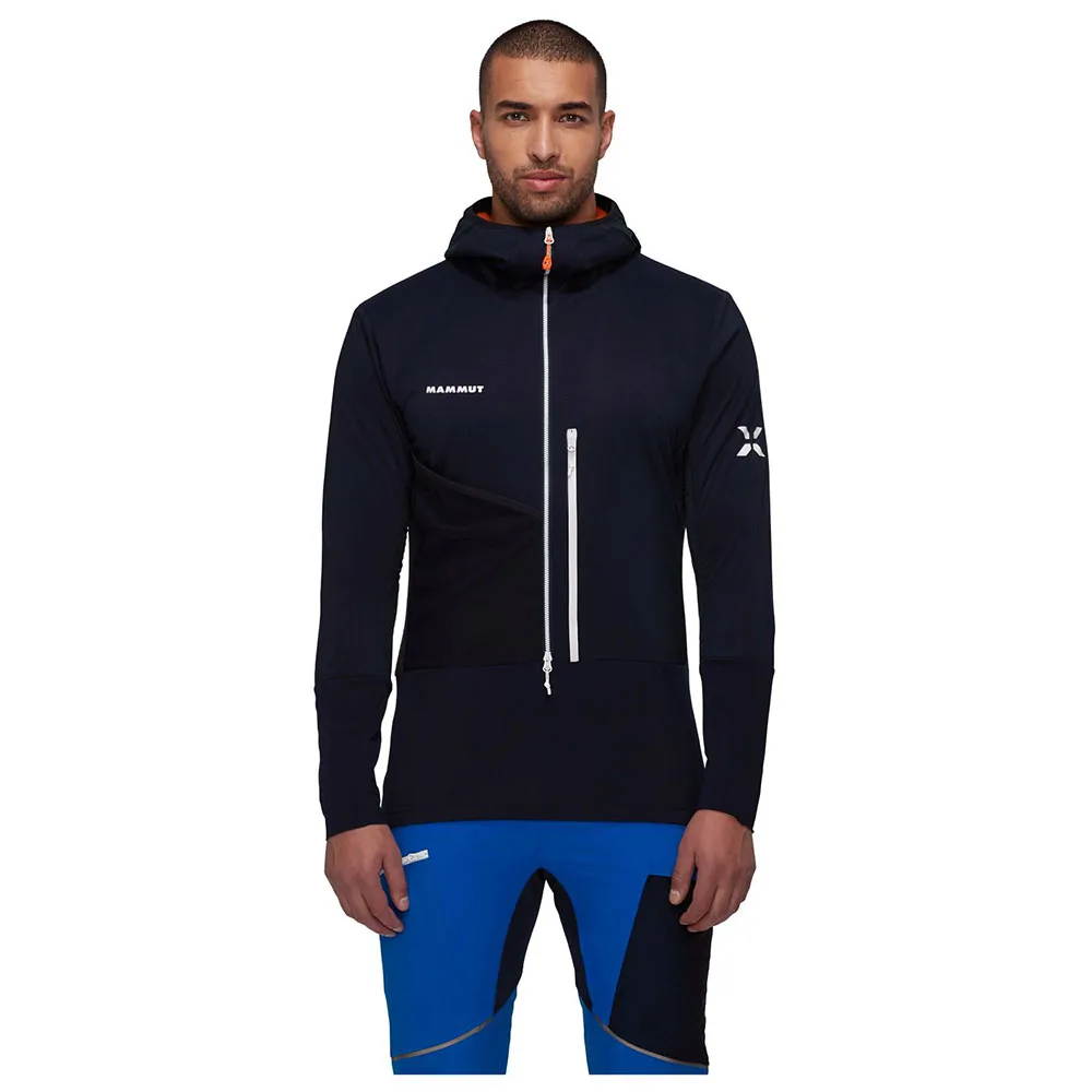 

Толстовка Mammut Eiger Speed Ml Hybrid half zip, черный/синий
