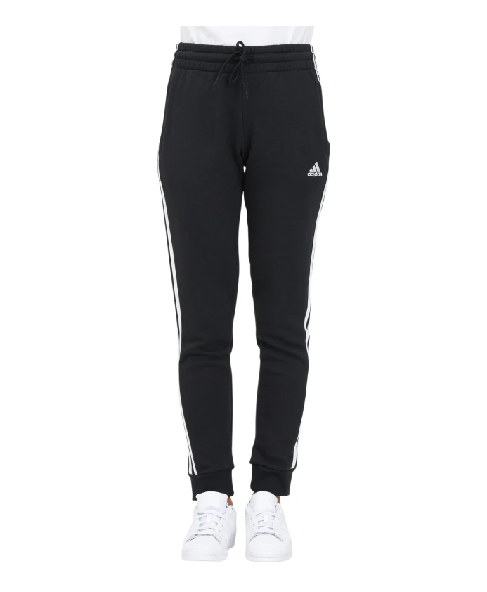 

Спортивные брюки из флиса с 3 полосками Essentials Adidas, черный