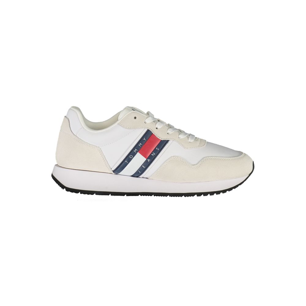 

Белые кожаные мужские кроссовки Tommy Hilfiger