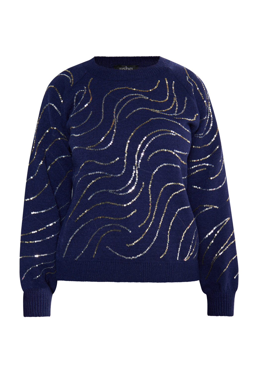 

Свитер usha BLACK LABEL Strick, морской