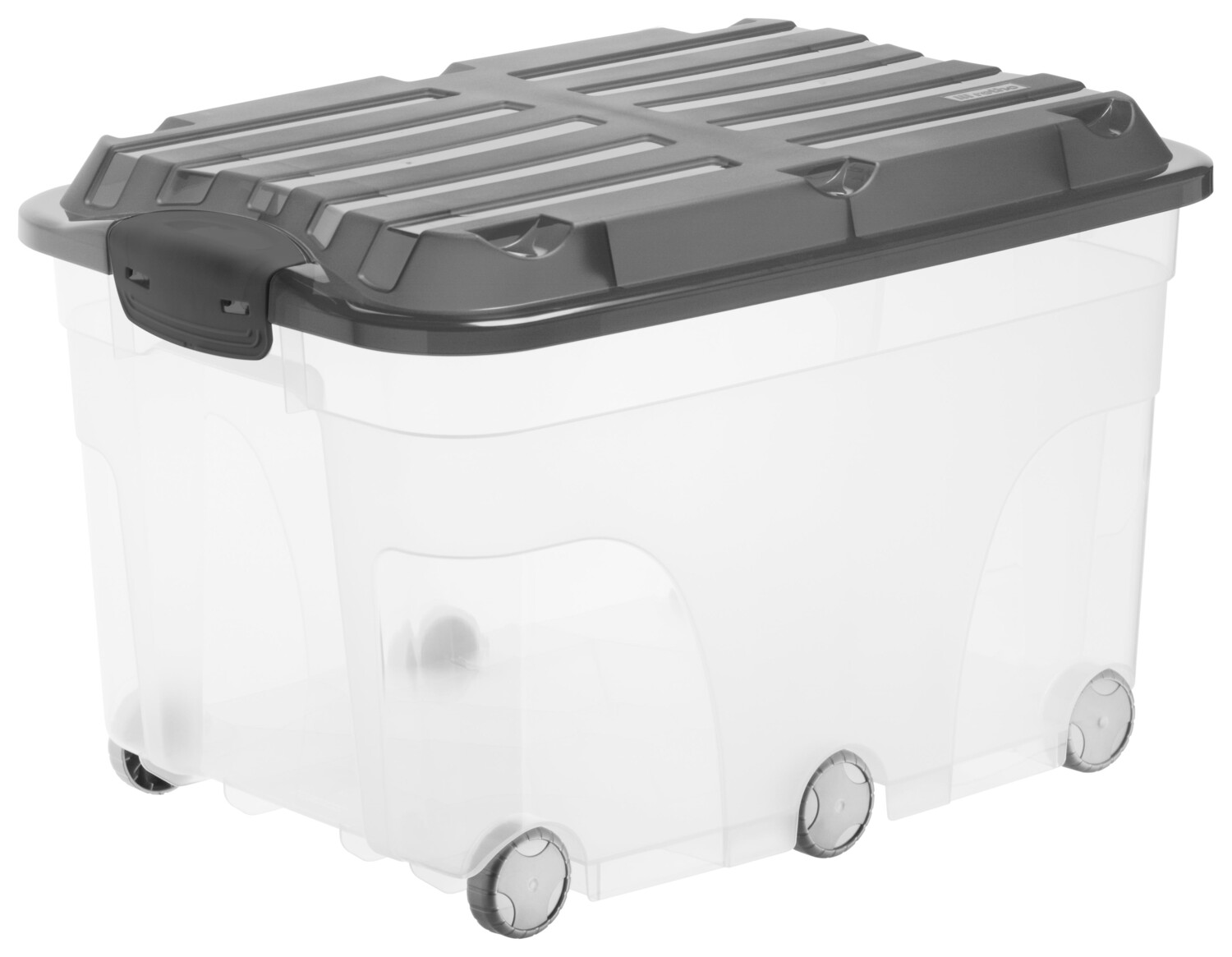 

Box с роликом крышки 6 Rotho, антрацитовый/прозрачный