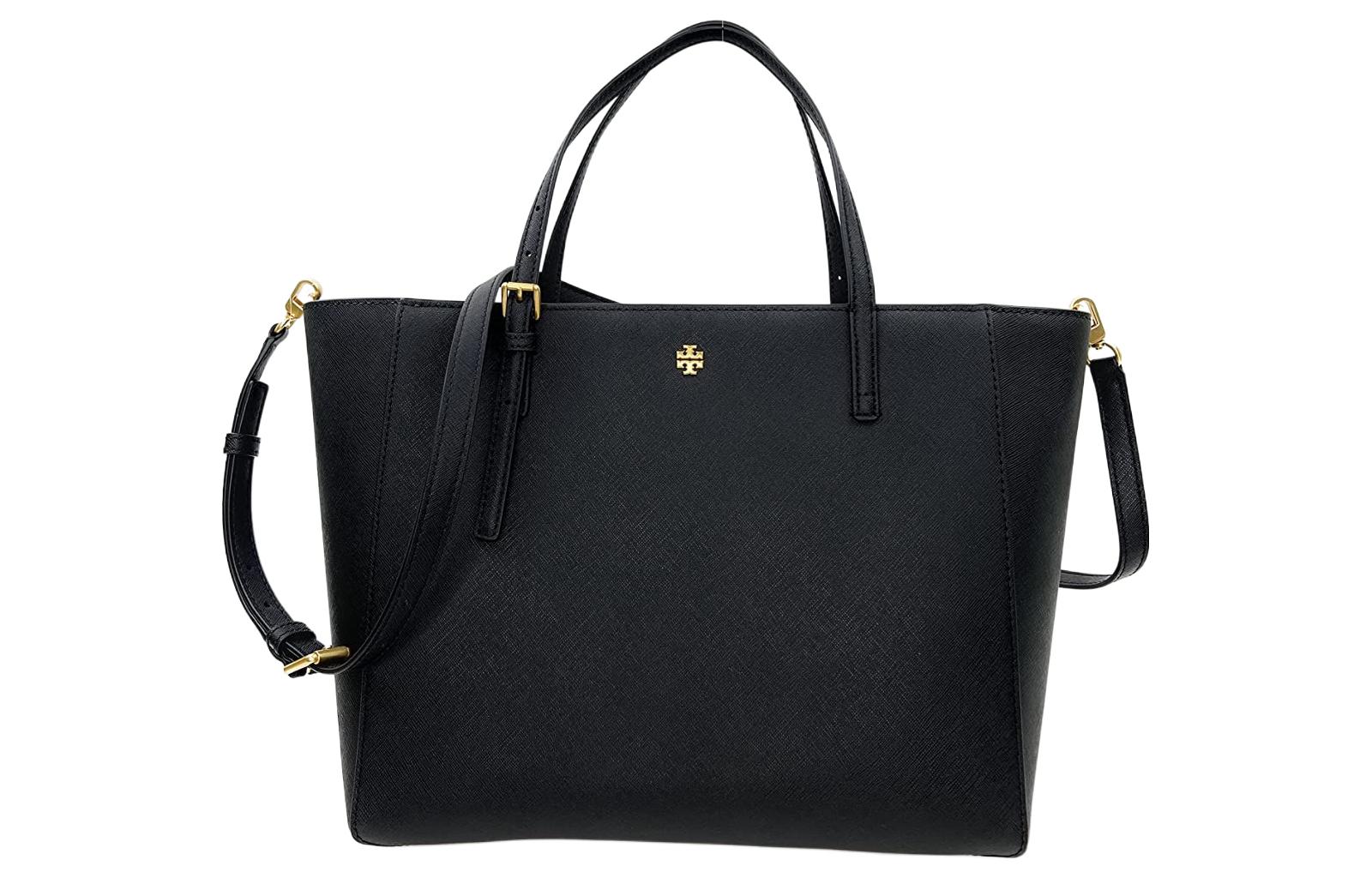 

Tory Burch Кожаная сумка-тоут, сумка для покупок, дамская сумочка, сумка через плечо, стандартная женская, черная