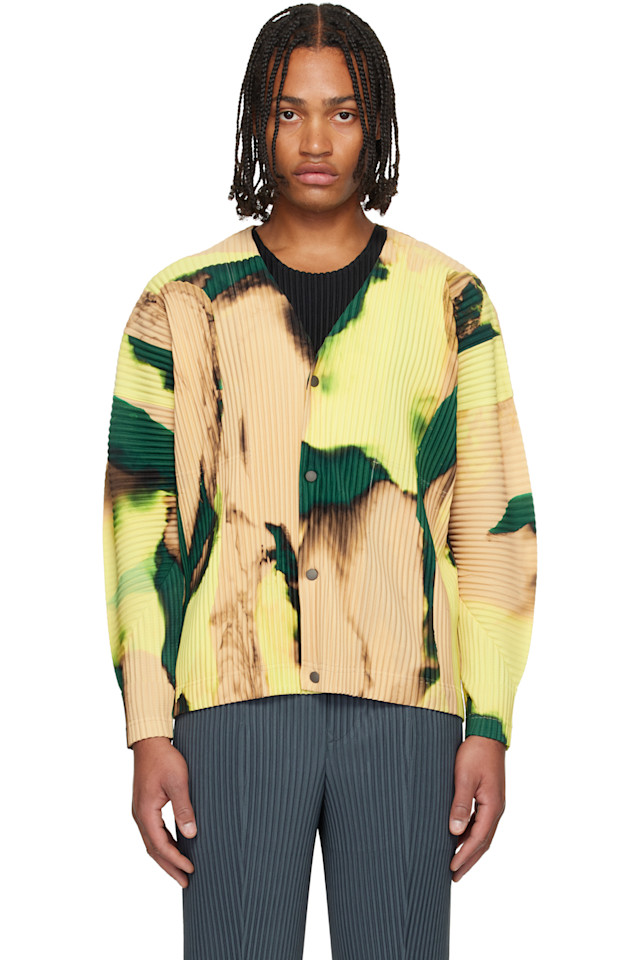

Homme Plissé Issey Miyake Разноцветный кардиган из агата