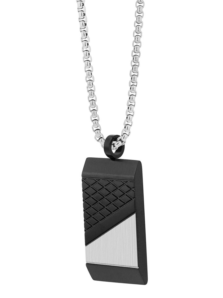 

Adeliás Колье унисекс с подвеской - из нержавеющей стали серебристого цвета