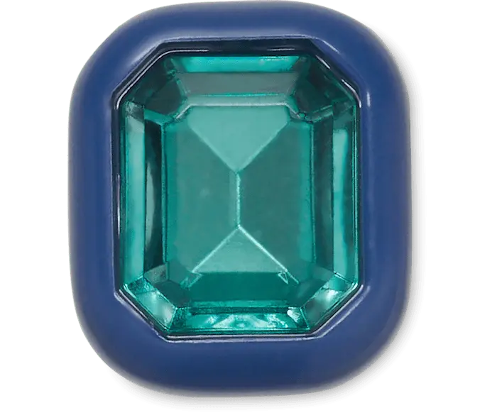 

Джиббитсы Blue and Green Square Crocs