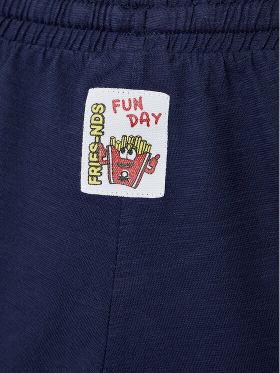 Спортивные шорты regular fit 3BVXG900C United Colors Of Benetton, синий — фото 3