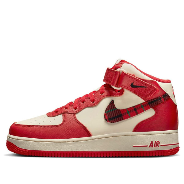 

Кроссовки air force 1 mid '07 lx 'red plaid' Nike, белый