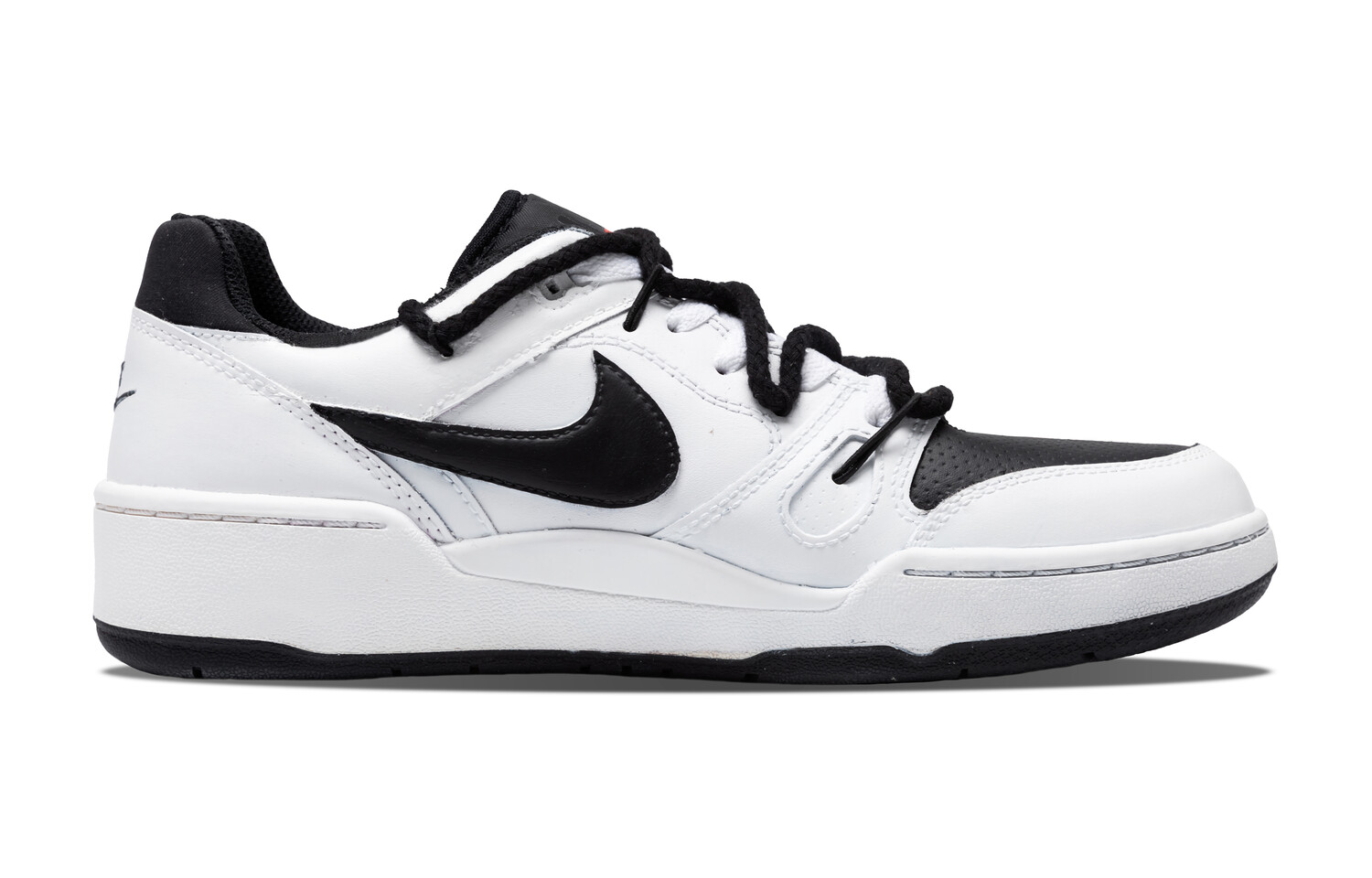 

Кроссовки Nike Full Force Skateboarding Shoes Men Low-top White, черный/белый