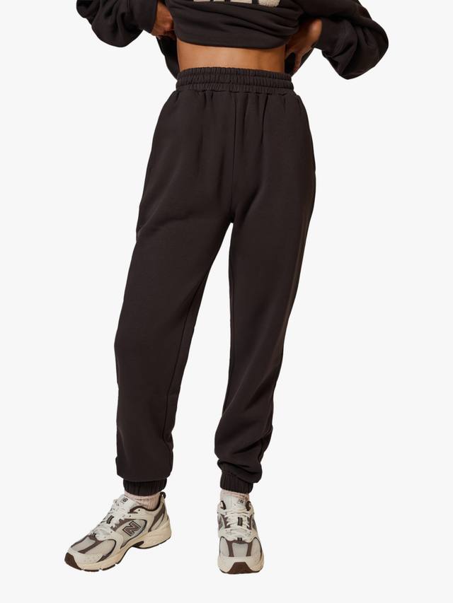 

Органик джоггеры с манжетами из хлопка Lovall, Mid Brown