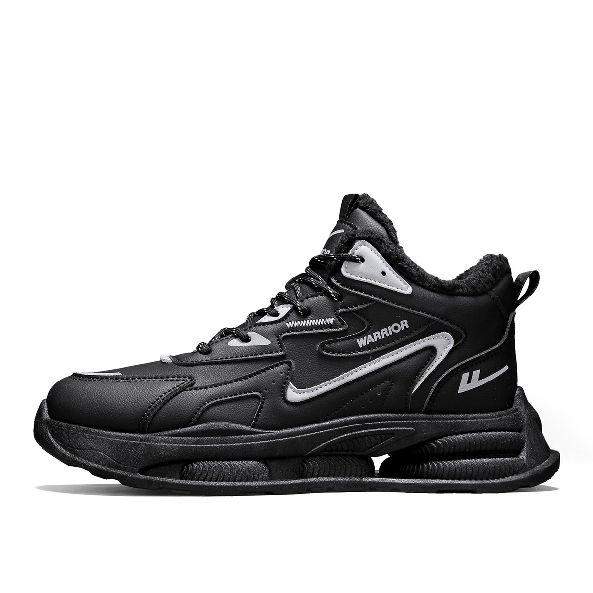 

Кроссовки мужские Mid top Chunky с амортизацией и износостойкостью WARRIOR, черный